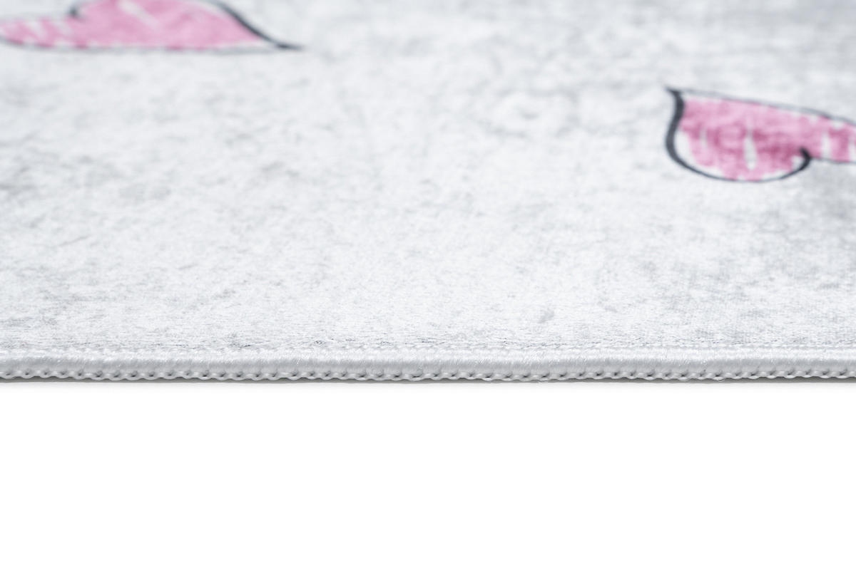 TEPPICH EMMA Grau 160/230 cm - Grau, Kunststoff (160/230cm) - Tapiso