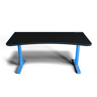 GAMINGTISCH Arena 160/82/71-81 cm Blau - Blau, Metall (82/160/71cm) - Arozzi