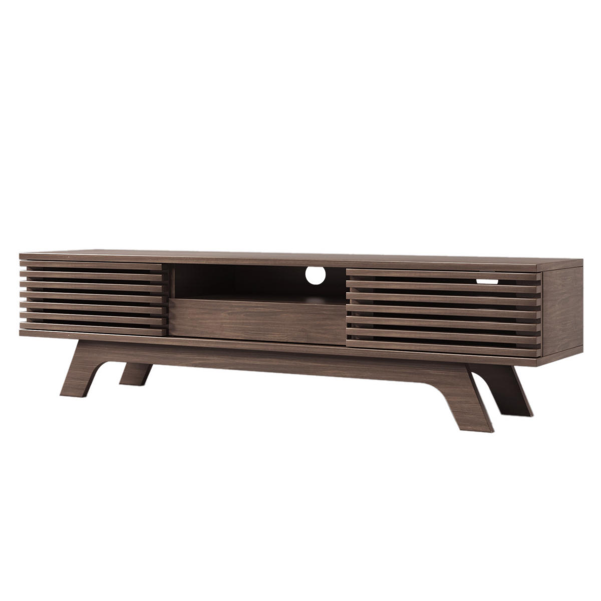 TV-MÖBEL Natur 150/35/44 cm - Naturfarben, Holzwerkstoff (150/44/35cm) - PANGIVO