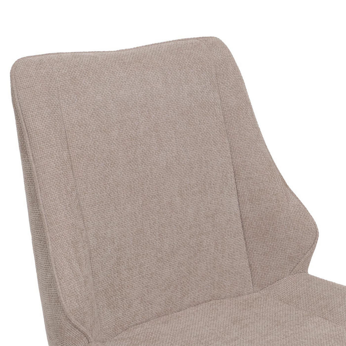 ESSZIMMERSTUHL Schwarz, Beige 2er-Set - Beige/Schwarz, Textil (55/88/62cm) - MCW