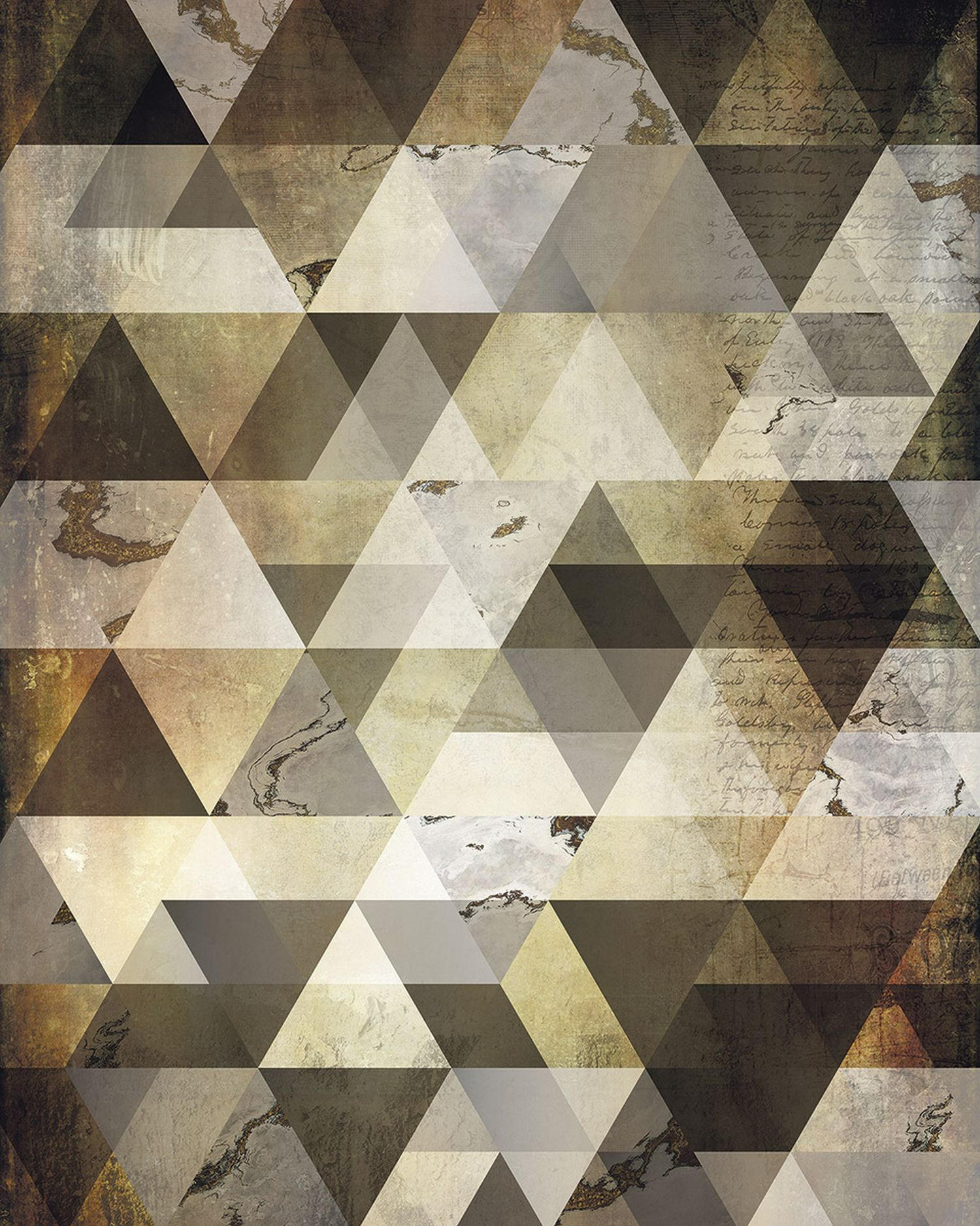 FOTOTAPETE Stein 200 x 250 cm - Multicolor, Papier (200/250cm) - Sanders & Sanders