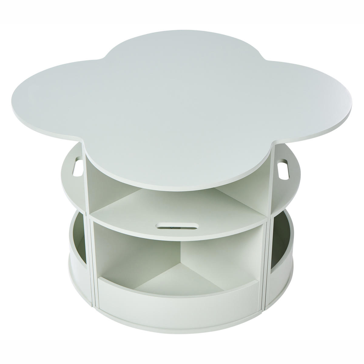 KINDERTISCH mit Stühlen Hellgrün Tiboo - Hellgrün, Holzwerkstoff (61/48/61cm) - Beliani