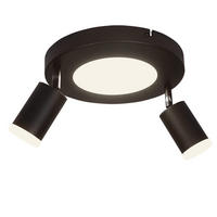 STRAHLER Düben 2-flammig 25/25/16.9 cm - Schwarz, Metall (25/25/16.9cm) - Nettlife