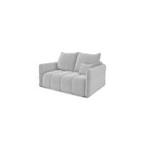 SOFA 2-sitzer Morgano - Hellgrau, Holzwerkstoff/Textil (150/86/102cm) - Fun Möbel
