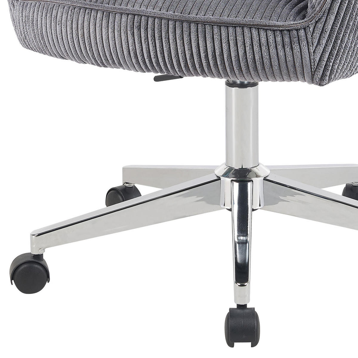 BÜROSTUHL Mika-Faro - Chromfarben/Grau, Textil/Metall (60/84/65cm) - DUBI Möbel