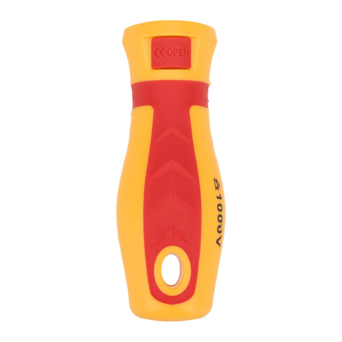 SCHRAUBENDREHER-SET mit Werkzeugkasten 13-teiliges isolierter aus PP, TPR, S2-Stahl in Rot/Gelb - Gelb, Metall (12.5/21/4.5cm) - Livingandhome