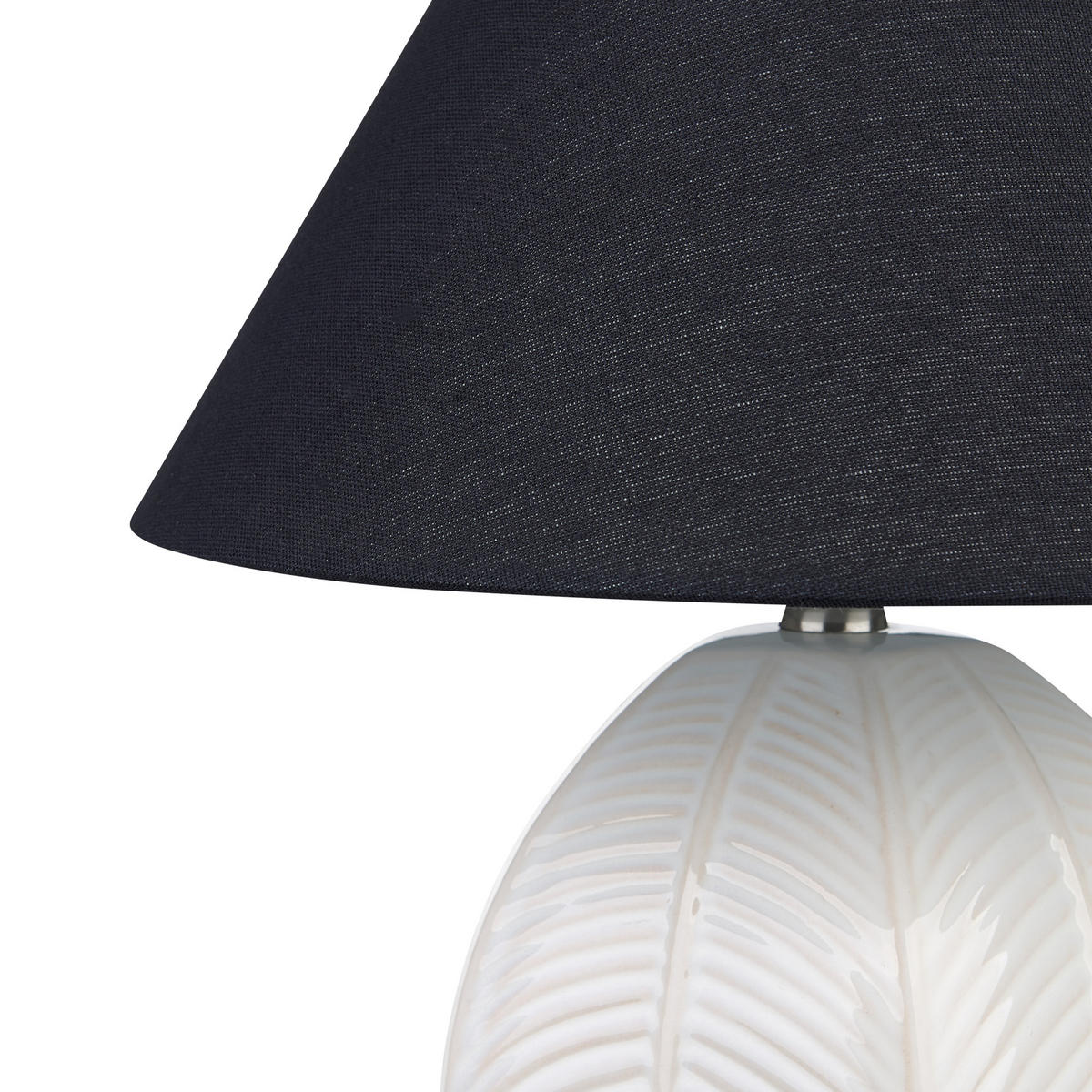 TISCHLAMPE Cadena 34/34/42 cm - Beige, Keramik (34/12/42cm) - Beliani