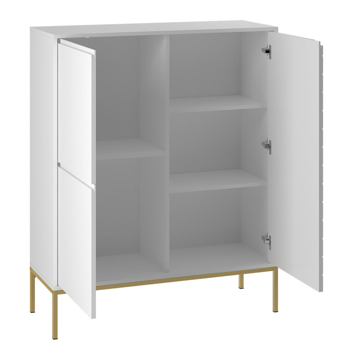 SIDEBOARD Daria Weiß - Weiß, Holzwerkstoff (102/145/39cm) - Petits-meubles