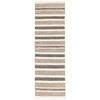NATUR TEPPICH LÄUFER WOLLE RANA STREIFEN - Beige/Braun, Textil (70/130cm) - Pergamon