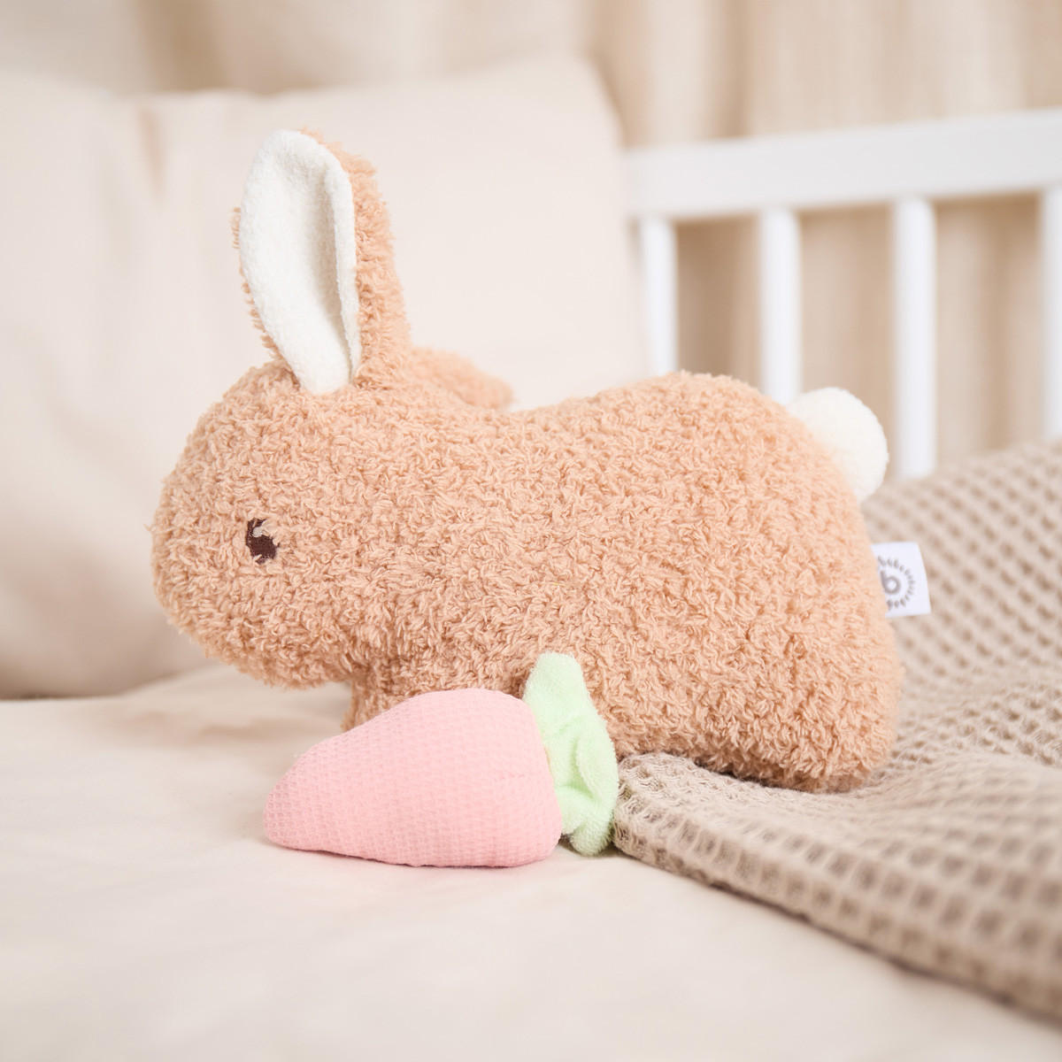 KUSCHELTIER Hase aus Boucle - Ab Geburt - Braun, Textil (20/20cm) - Bieco Spielwaren