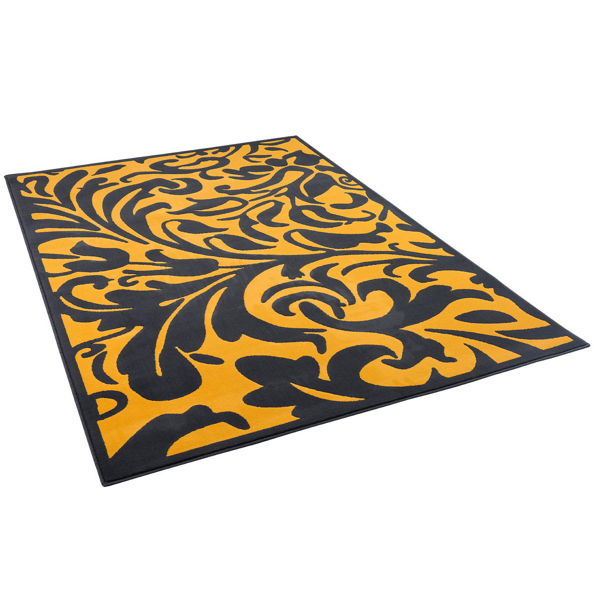 DESIGNER KURZFLOR TEPPICH MODERNE MUSTER - Anthrazit, Textil (120/170cm) - Pergamon