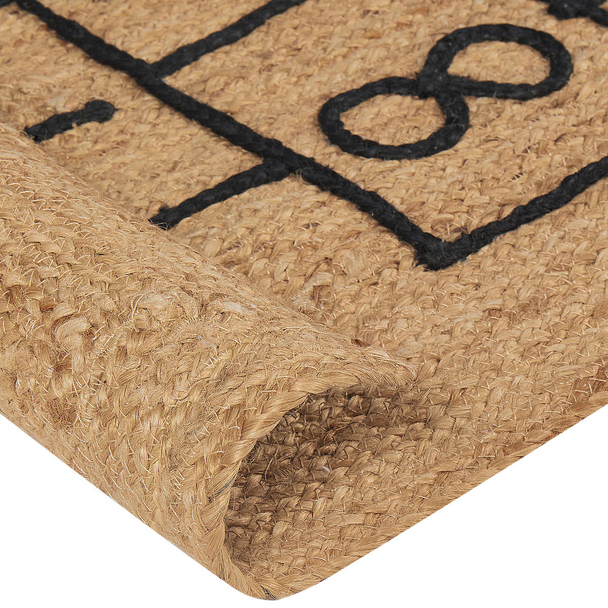 DĚTSKÝ KOBEREC Přírodní 150/60 cm Juta Tavasa - přírodní, textil (60/150cm) - Beliani