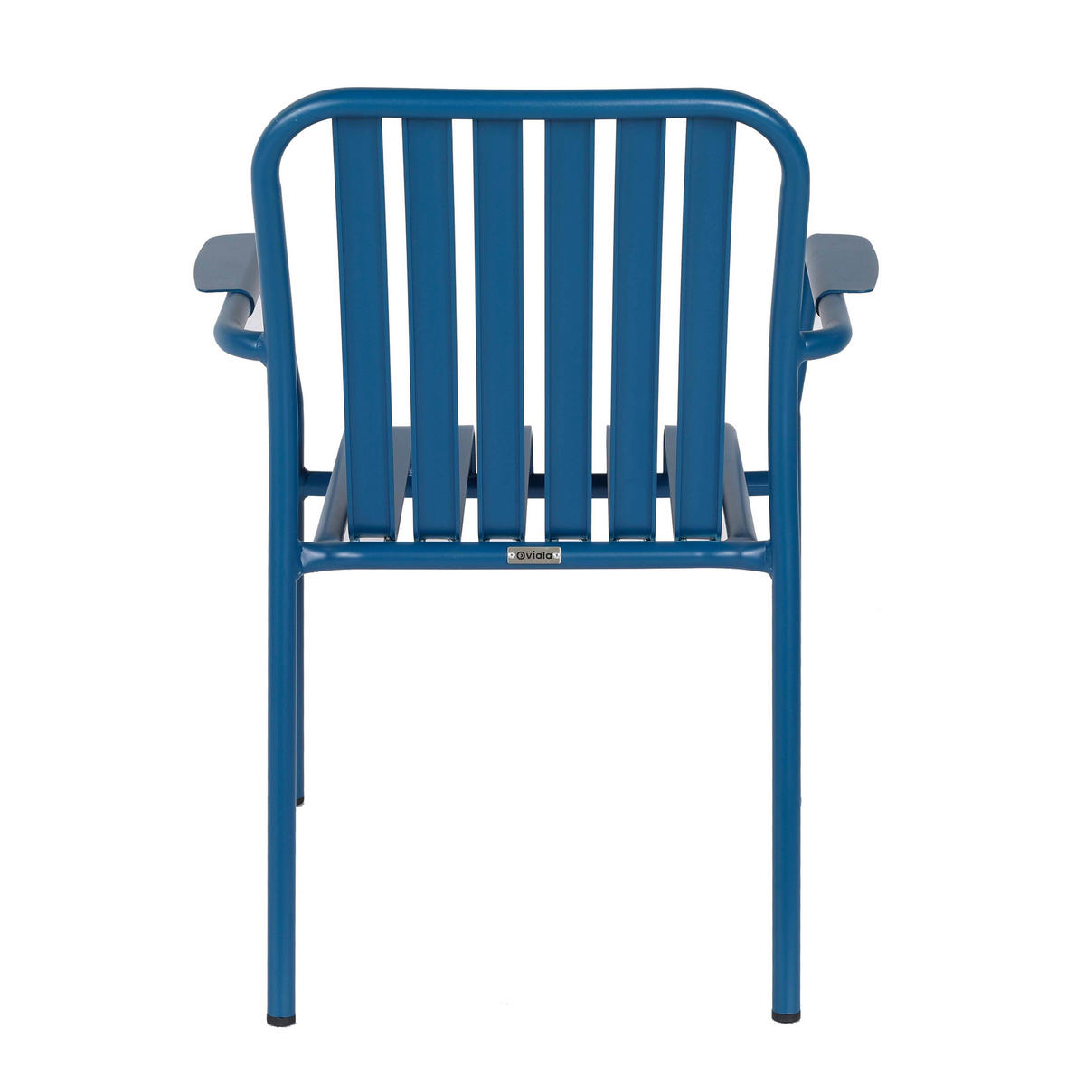 GARTENSTUHL, Blau - Blau, Metall (61/85/62cm) - Oviala