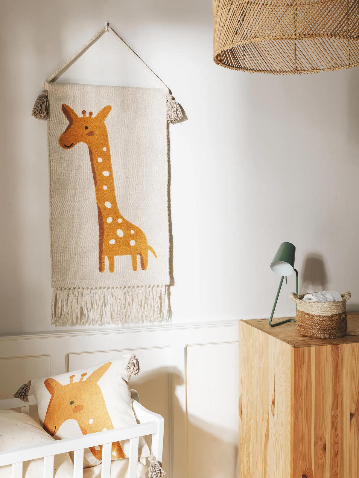 WANDDEKO Savannah Gelb 45x75 cm - Gelb, Textil (45/75cm) - Lytte