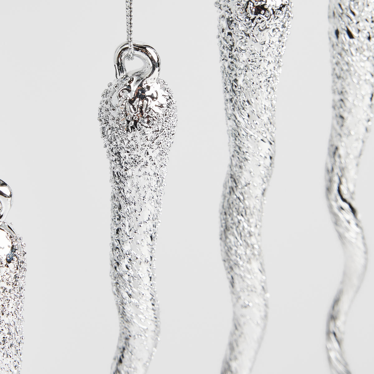 CHRISTBAUMANHÄNGER Glace, Transparent, 22 x 11.5 x 2.5 cm, Dekorative Weihnachtsdeko - Transparent, Kunststoff (2.5cm) - home&you