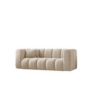 COUCH Sofa, Zweisitzer-Sofa Grand Modular Stoff Haga Ecru - Ecru, Holz (197/70/91cm) - Kaiser Möbel