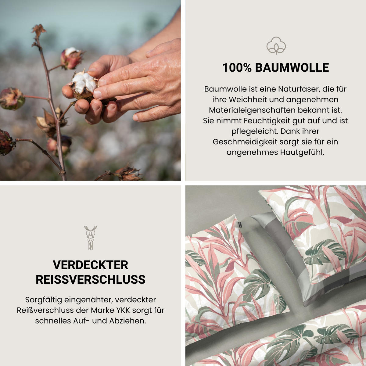 BETTWÄSCHESET Camilla - Renforcé - 2-teilig - 135x200 cm - Rosa - Rosa, Textil (135/200cm) - SCHIESSER
