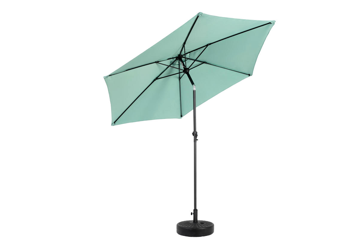 SONNENSCHIRM Doppel Rechteck hellgrün - Grün, Metall (294/294cm) - ComfortXL