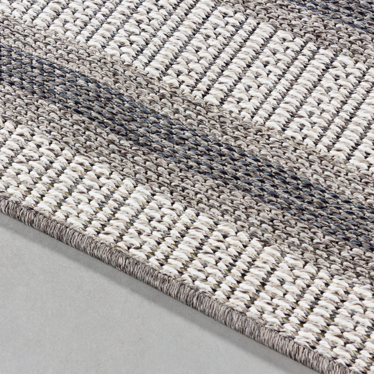 OUTDOORTEPPICH LIRIA, mit Bordüre, Creme, 240 x 340 cm - Beige, Textil (340/240cm) - KADIMA DESIGN