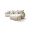 ECKSOFA mit Schlaffunktion TOKYO R Monoligt 02 Rechts - Beige, Textil (280/185cm) - Bedante