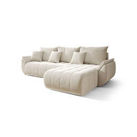 ECKSOFA mit Schlaffunktion TOKYO R Monoligt 02 Rechts - Beige, Textil (280/185cm) - Bedante