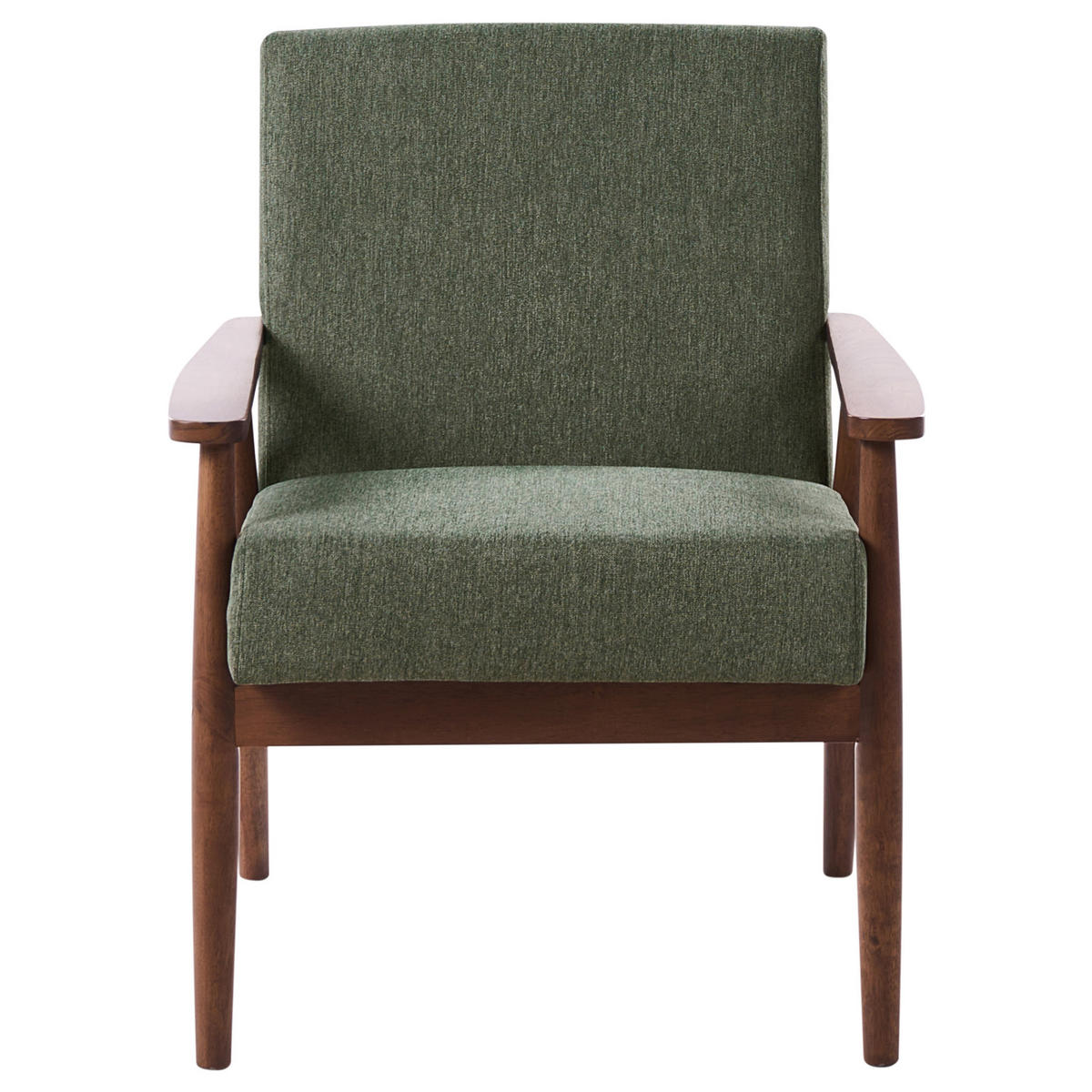 SADA POHOVEK 6-místná Látka Tmavě hnědá/Zelená Esrum - zelená barva/hnědá, textil (151/79/72cm) - Beliani