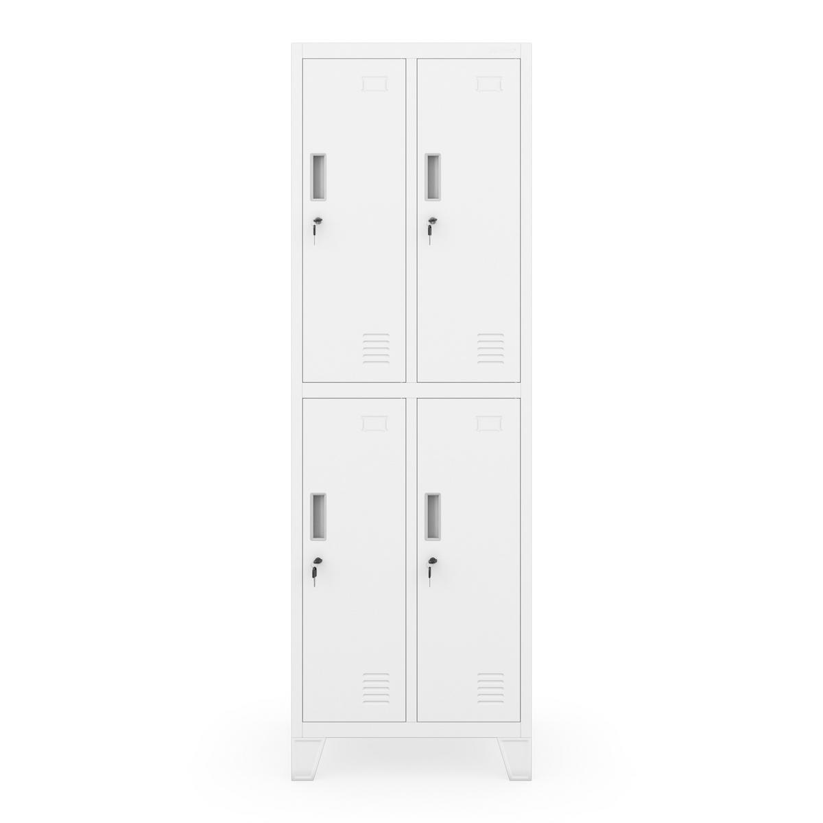 ARBEITSSCHUTZSCHRANK BARTEK 2 Plus - Weiß, Metall (56/172/45cm)