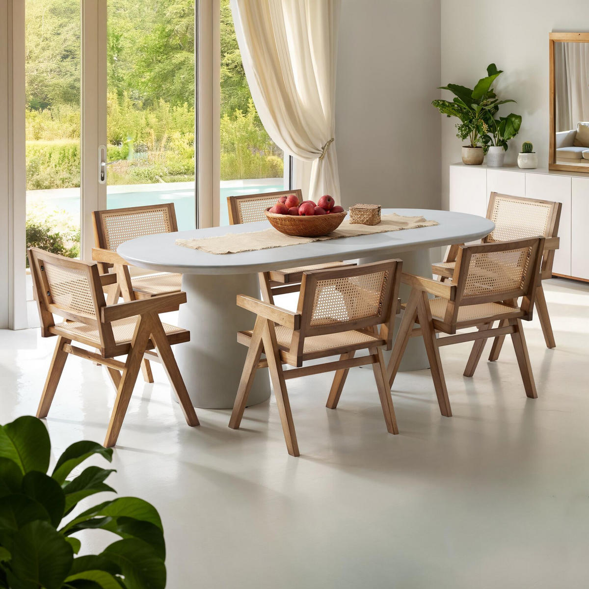 ARMLEHNSTUHL Lissy,59 x 56,5 x 82,5 cm, Belastbarkeit 120 kg,Eiche hell - Eichefarben, Holz (59.5/82.5/56.5cm) - tectake
