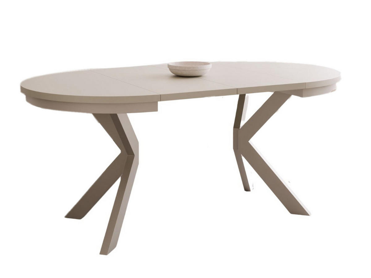 ESSTISCH modern BELLAMI Weiß - Eiche Artisan, Holzwerkstoff (100/100/75cm) - Compleo24