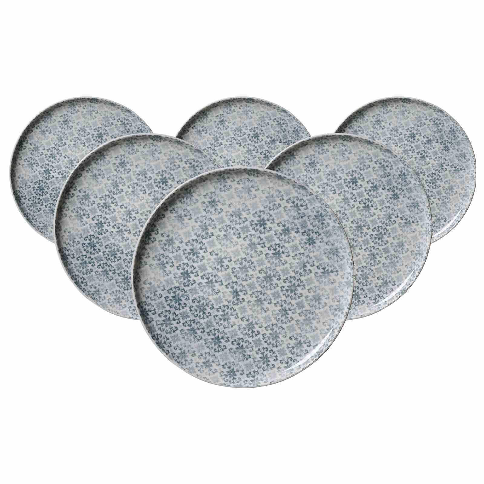DESSERTTELLER Porto grau ø 21,5 cm 6er Set - Grau, Keramik (21.5cm) - Ritzenhoff Breker