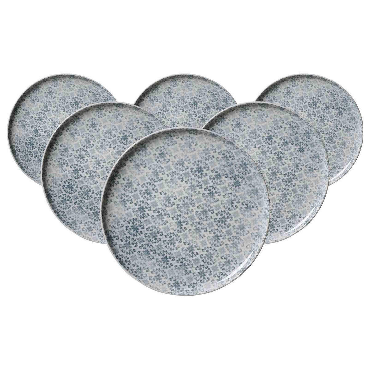 DESSERTTELLER Porto grau ø 21,5 cm 6er Set - Grau, Keramik (21.5cm) - Ritzenhoff Breker