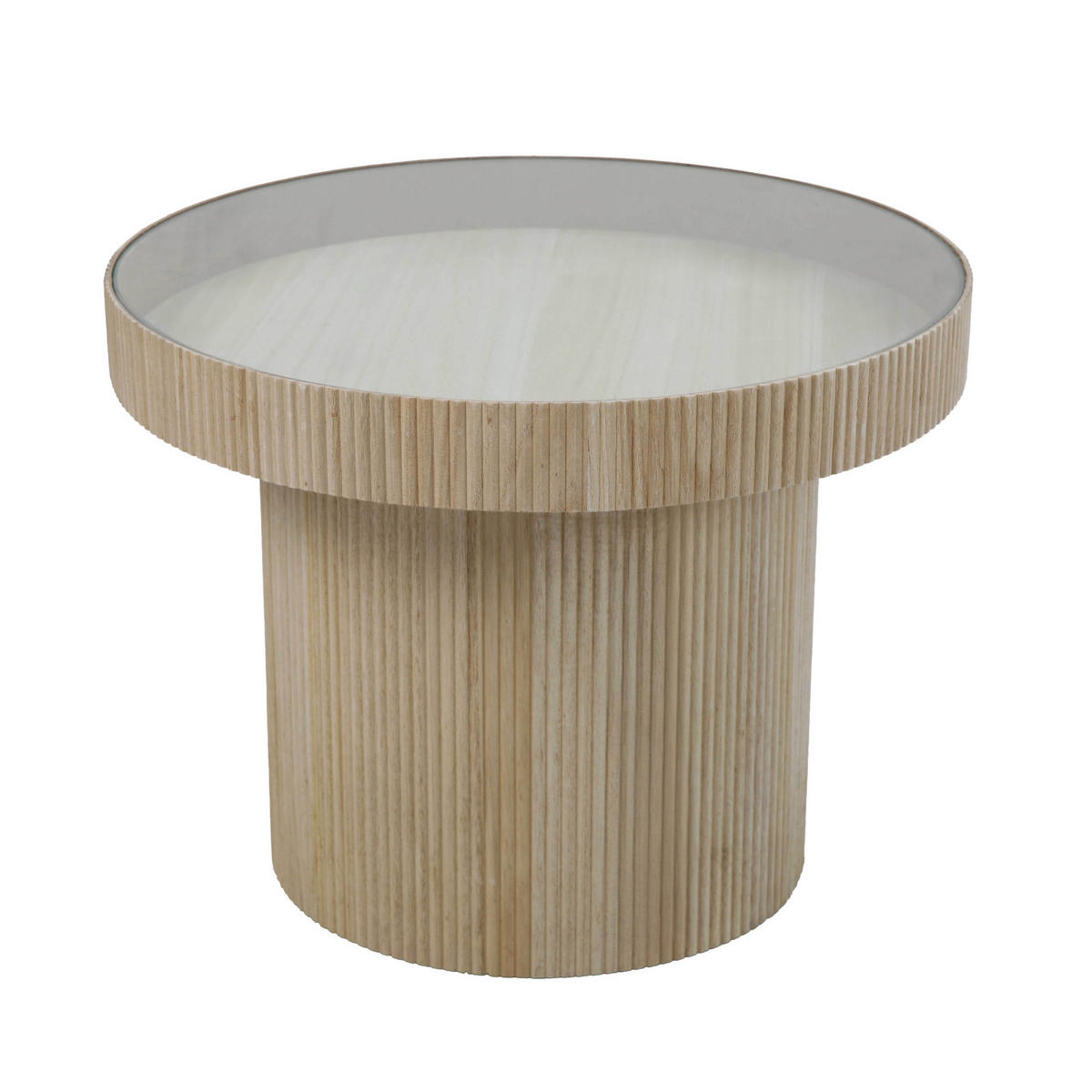 COUCHTISCH, Braun - Braun, Holz (59/59/45cm) - Oviala