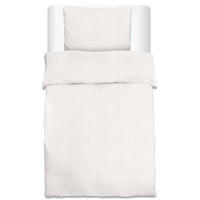 BETTWÄSCHE Julie 155/220 cm + Kissenbezug 80/80 cm Weiß Renforcé - Weiß, Textil (155/220cm)