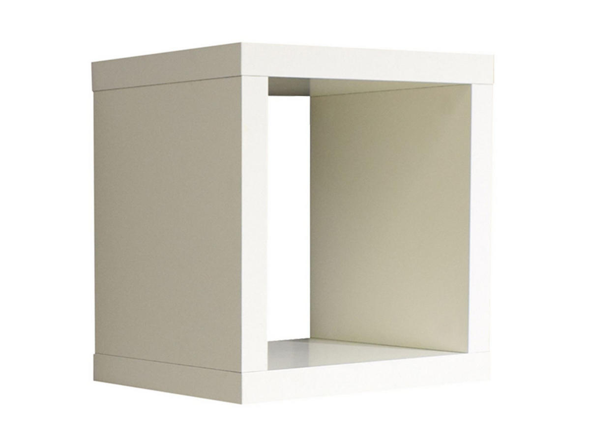 WÜRFELREGAL Elenore 40x40x41 aus Holzwerkstoff in der Farbe weiß matt - Weiß, Kunststoff (40/41/40cm) - 58aufmkessel