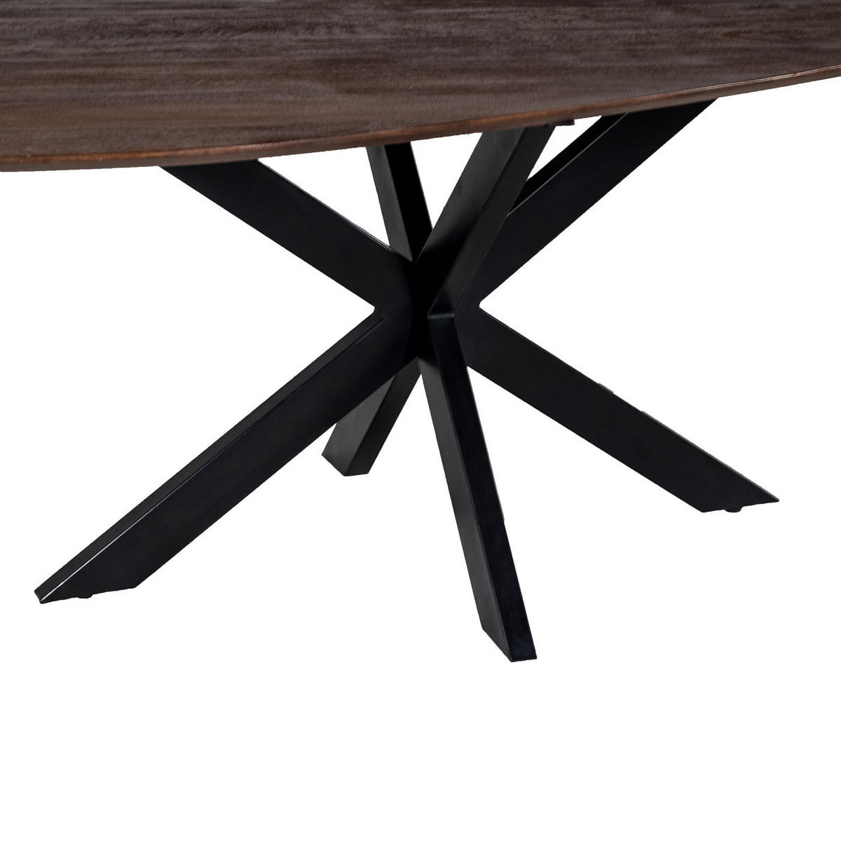 ESSTISCH, dreieckig aus Mangoholz 130cm, braun - Braun, Holz (160/120/76cm) - Giga Meubel