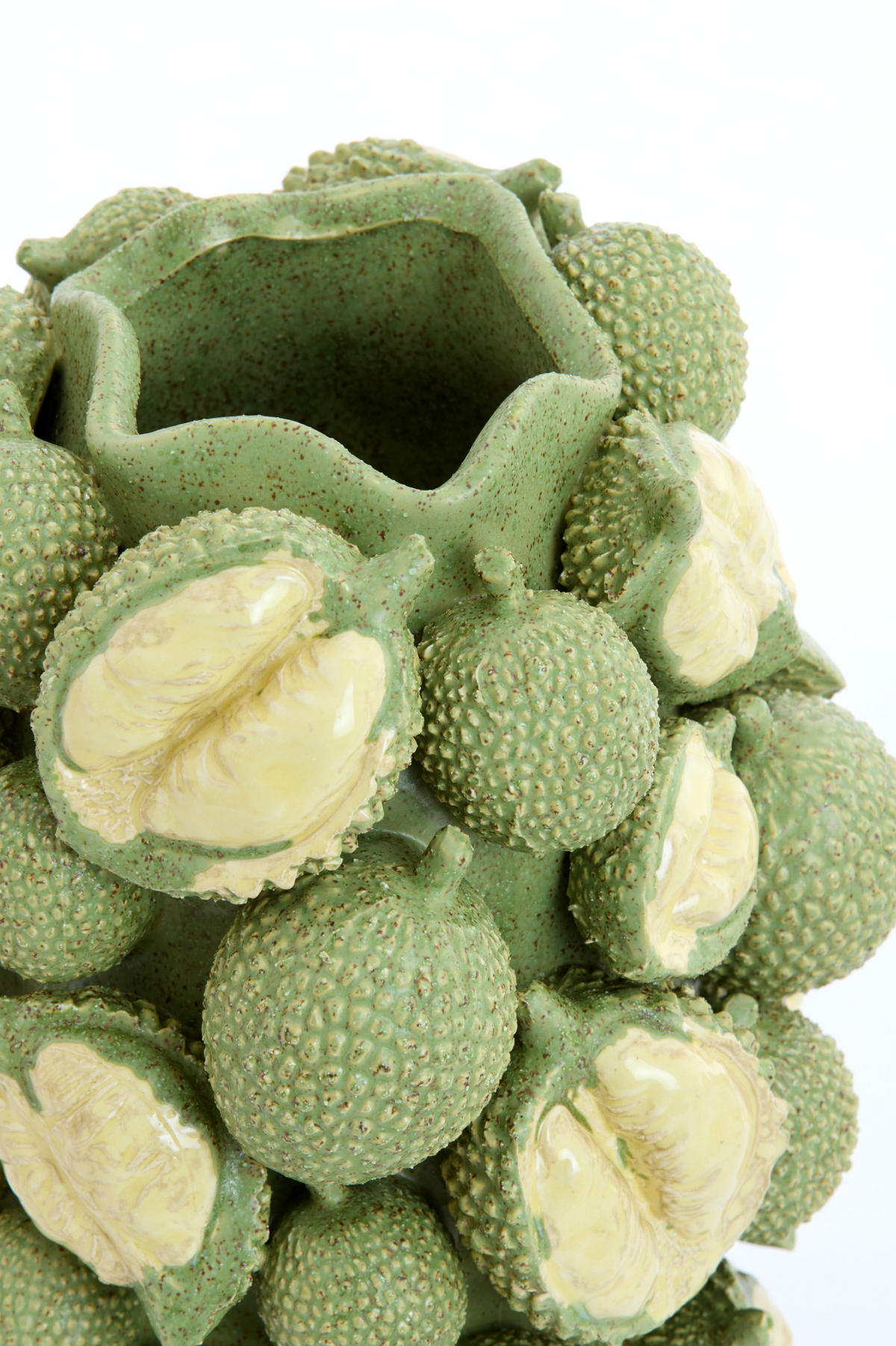 VASE Lanika Grün Ø35,5/45 cm - Grün, Keramik (45cm) - Light & Living