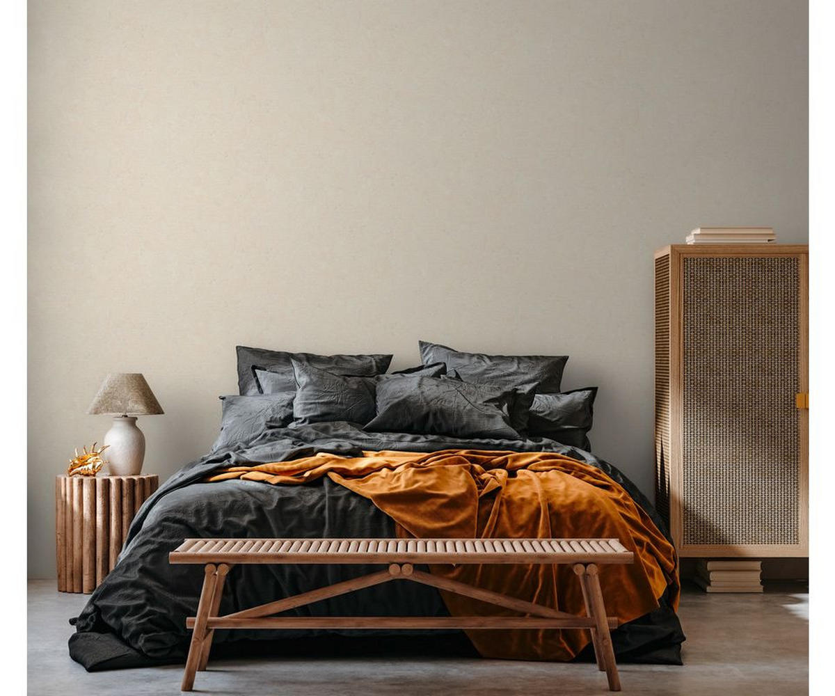 VLIESTAPETE Beige 53/1005 cm - Beige, Textil (53/1cm) - KUNSTLOFT