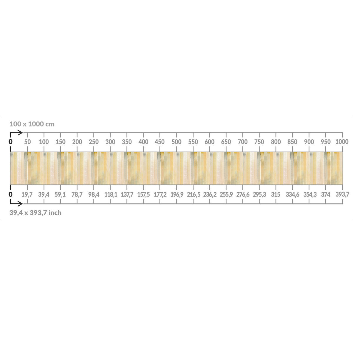 BALKON SICHTSCHUTZ Traumgrenzen 500/100 cm - Multicolor, Kunststoff (500/100cm) - Bilderwelten
