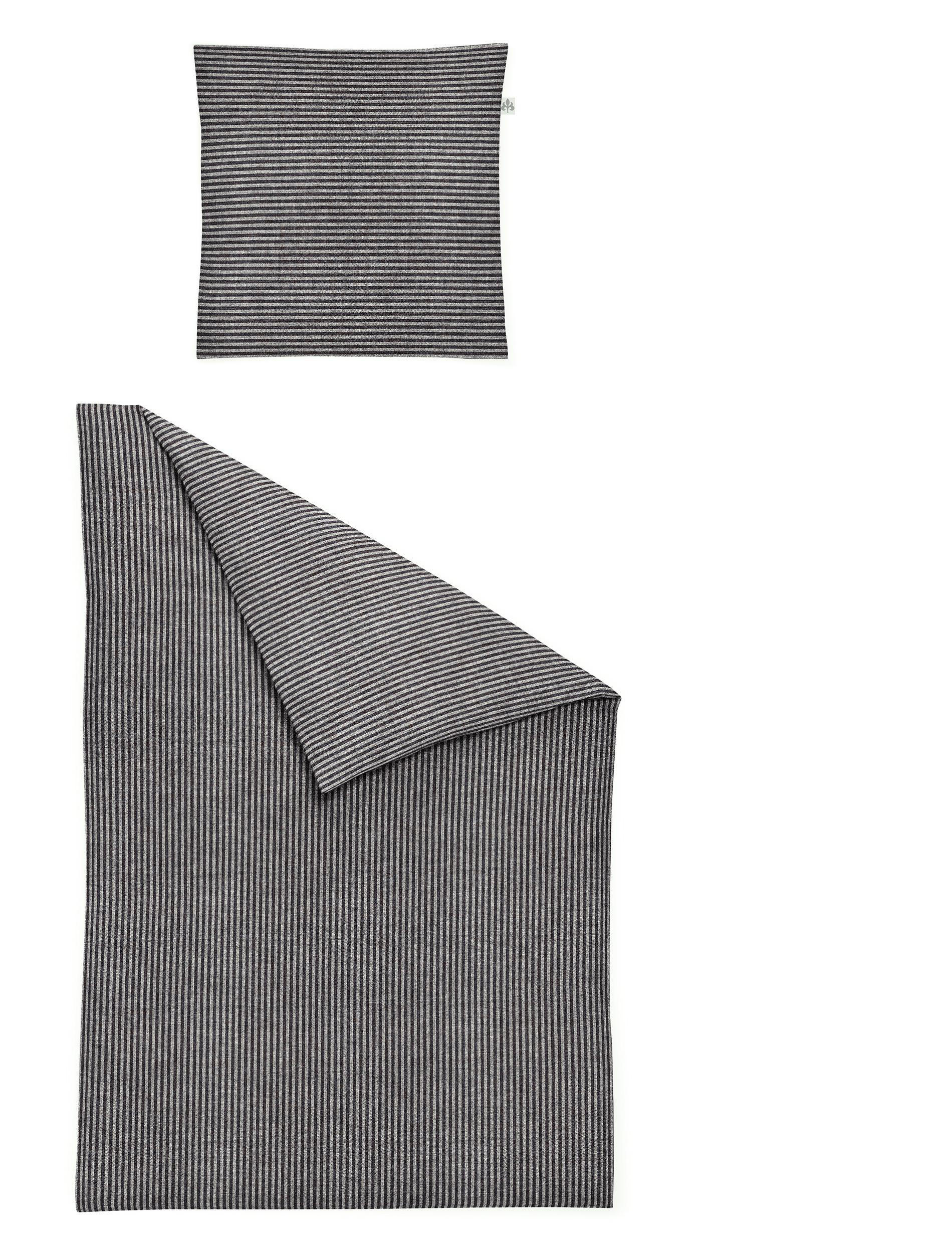 BETTWÄSCHE MINK 8872 - Silberfarben, Textil (155/220cm) - Irisette