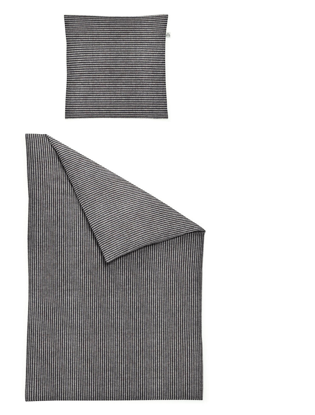 BETTWÄSCHE MINK 8872 - Silberfarben, Textil (155/220cm) - Irisette