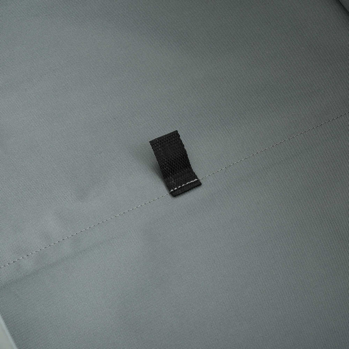 CĂRUCIOR DIN LEMN TIP VAGON, se poate strânge, cu capacitate de încărcare de 110 kg - gri, material textil (50/59/50cm) - RAUMHIRSCH FURNITURE