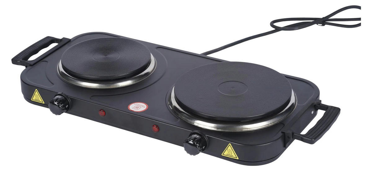 TISCHGRILL 2000 Watt, schwarz - Schwarz, Metall (41.5/28.5/46.5cm) - Westfalia
