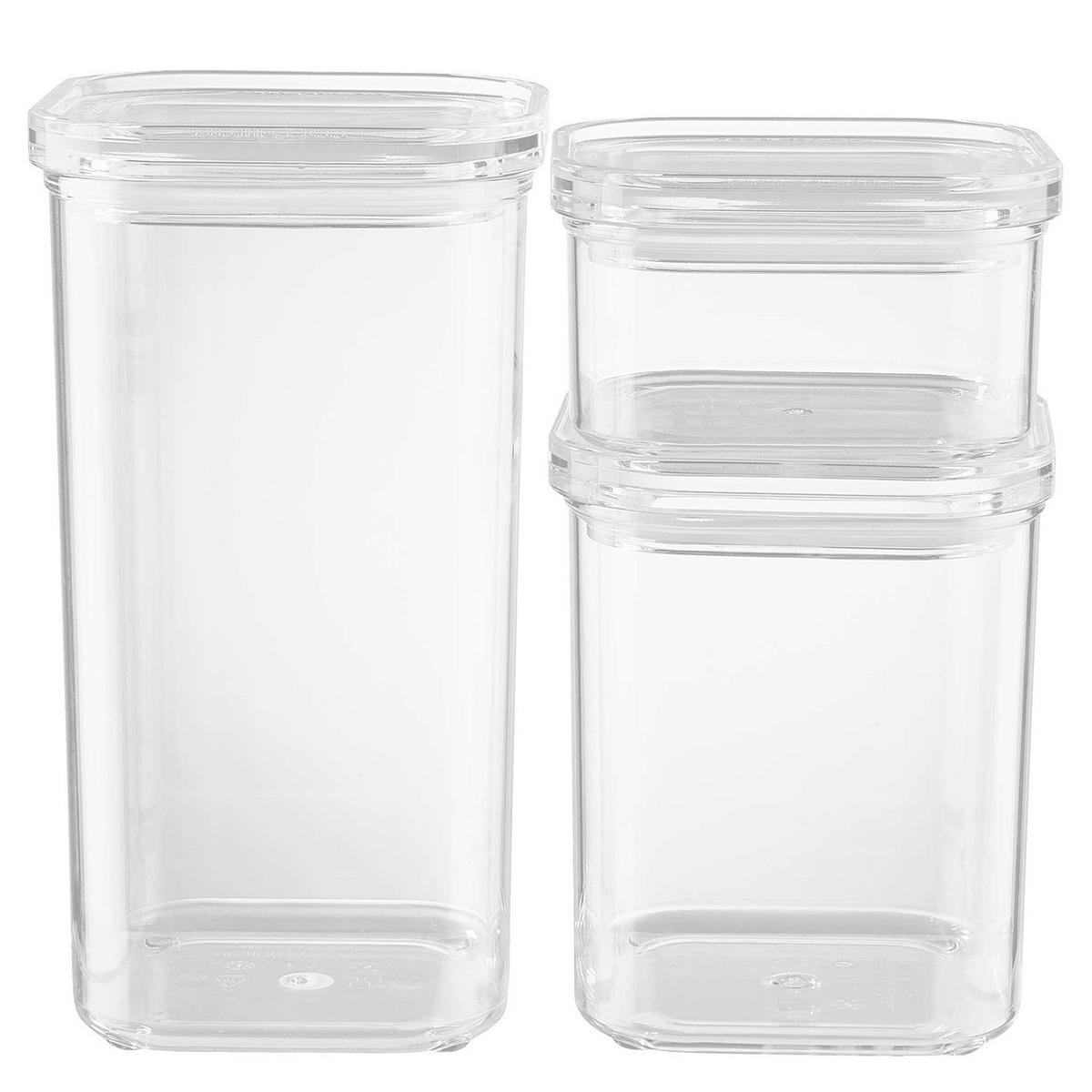 BUTLERS Vorratsdose CLEARANCE - Transparent, Kunststoff (11/15/11cm) - Butlers