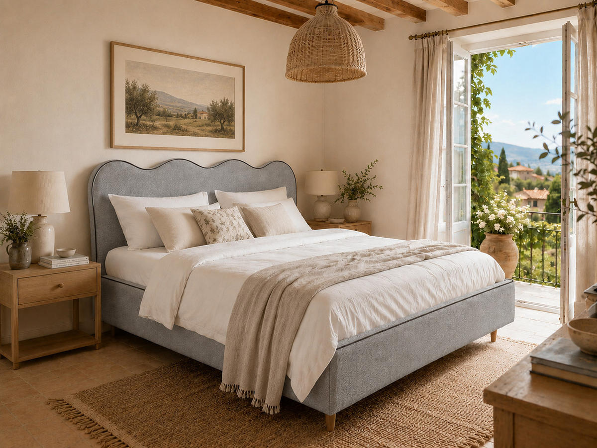 POLSTERBETT COCO 180x200 cm Anthrazit mit Bettkasten Bonellmatratze H3 - Anthrazit, Textil (180/200cm) - KS Home Concept