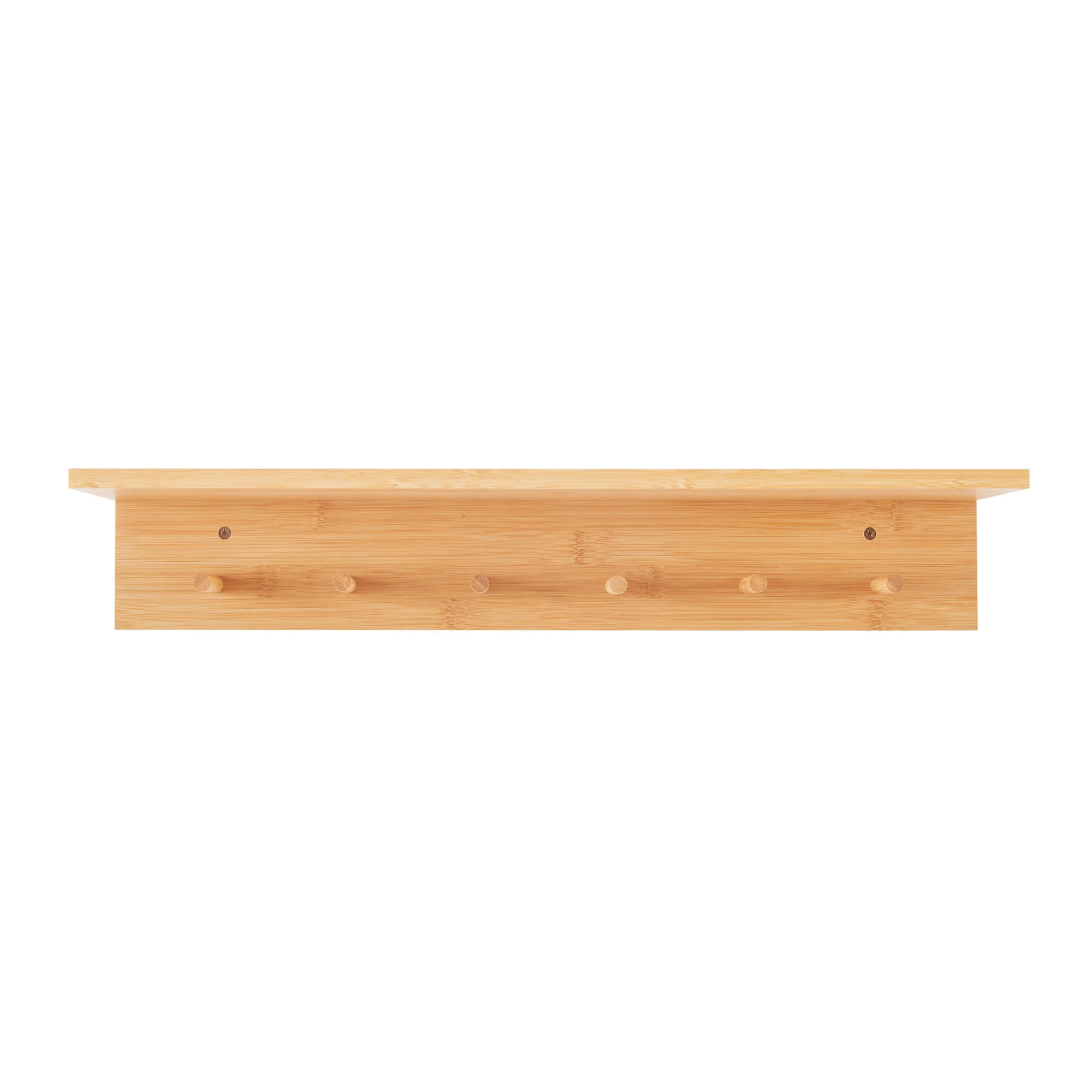 WANDGARDEROBE Fjord - Naturfarben, Holz (58.5/10/16.5cm) - [en.casa]