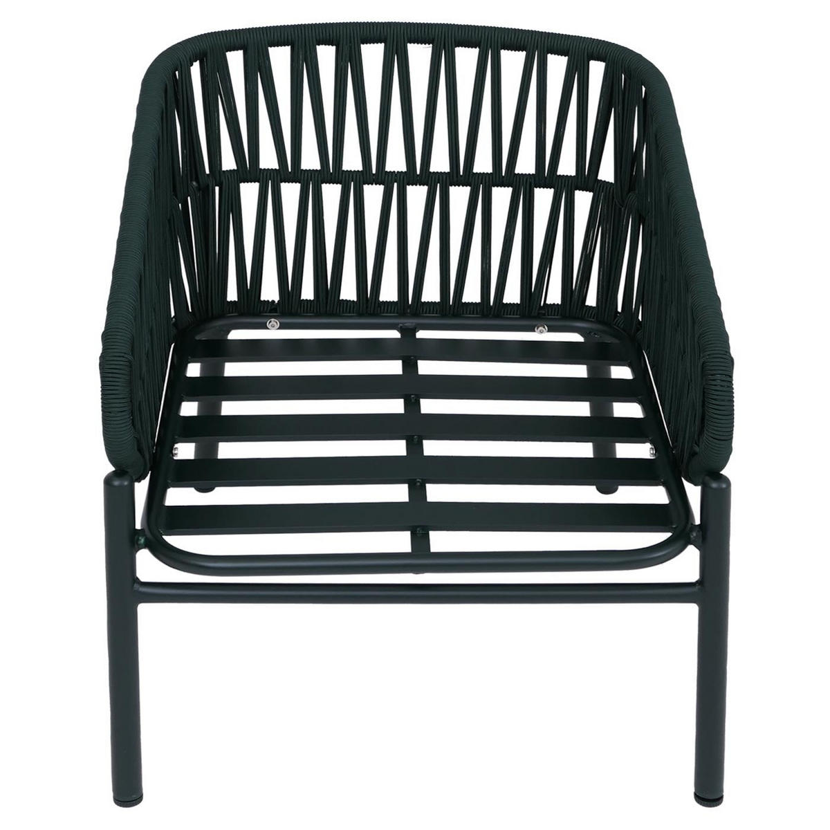 GARTENSTUHL Aluminium Grün - Grün, Metall (64/67/70cm) - PROREGAL