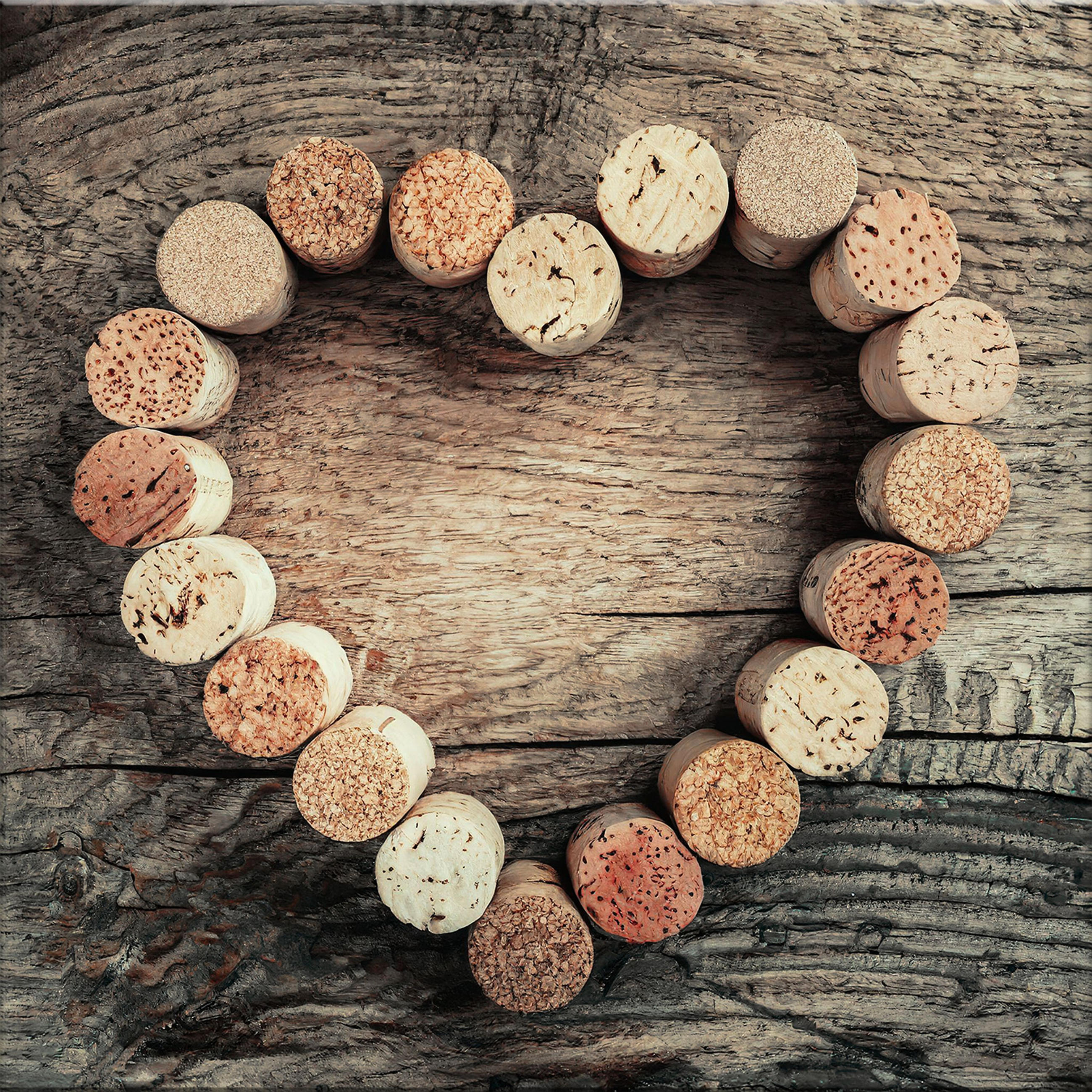 GLASBILD 30x30 cm Küche Wein - Braun, Glas (30/30cm) - artissimo