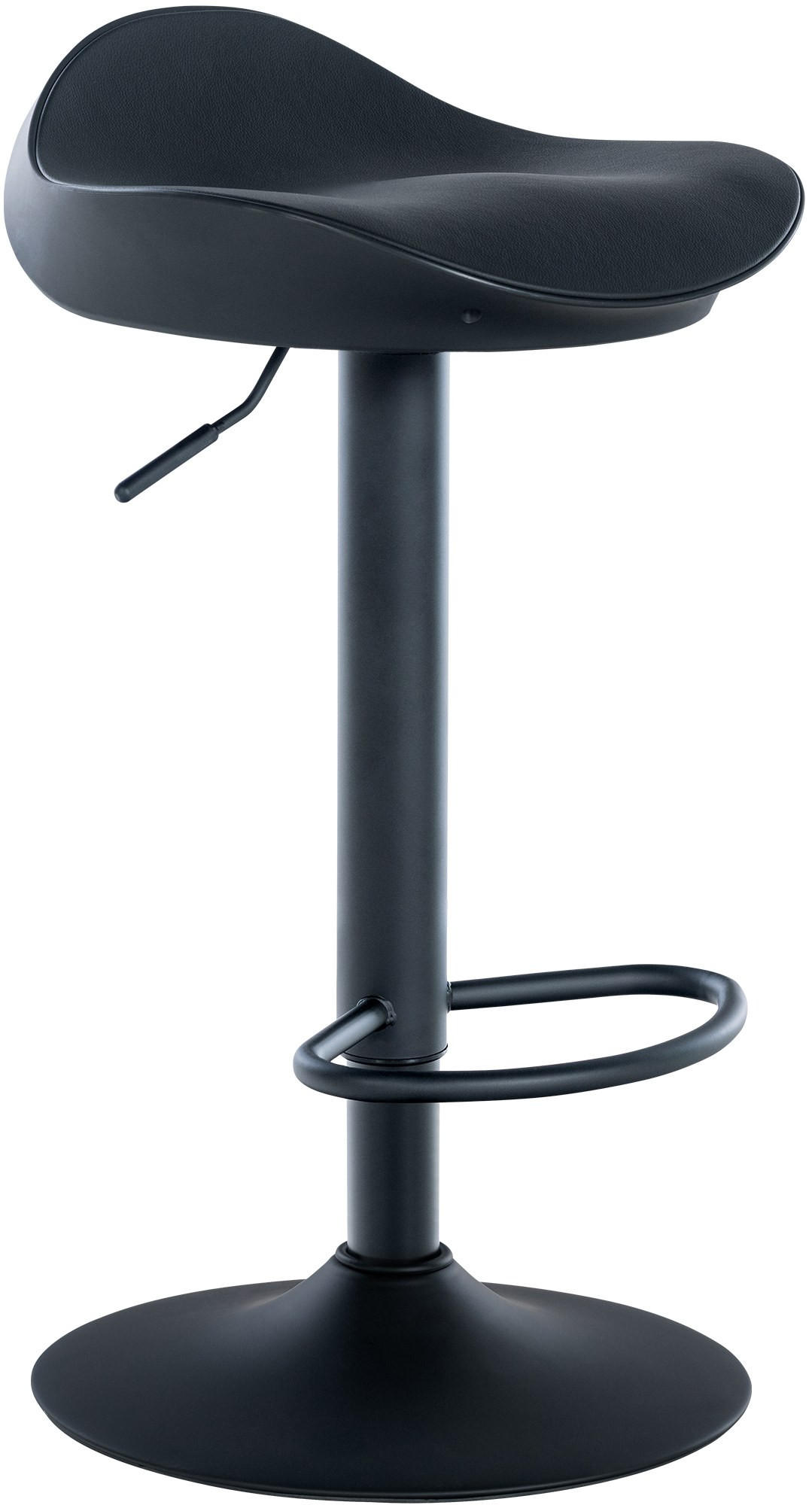 Deluke Barhocker Schwarz 39x66x40 cm
