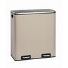 MÜLLEIMER TM2X30 - Taupe, Metall (57/65/31cm) - SVITA