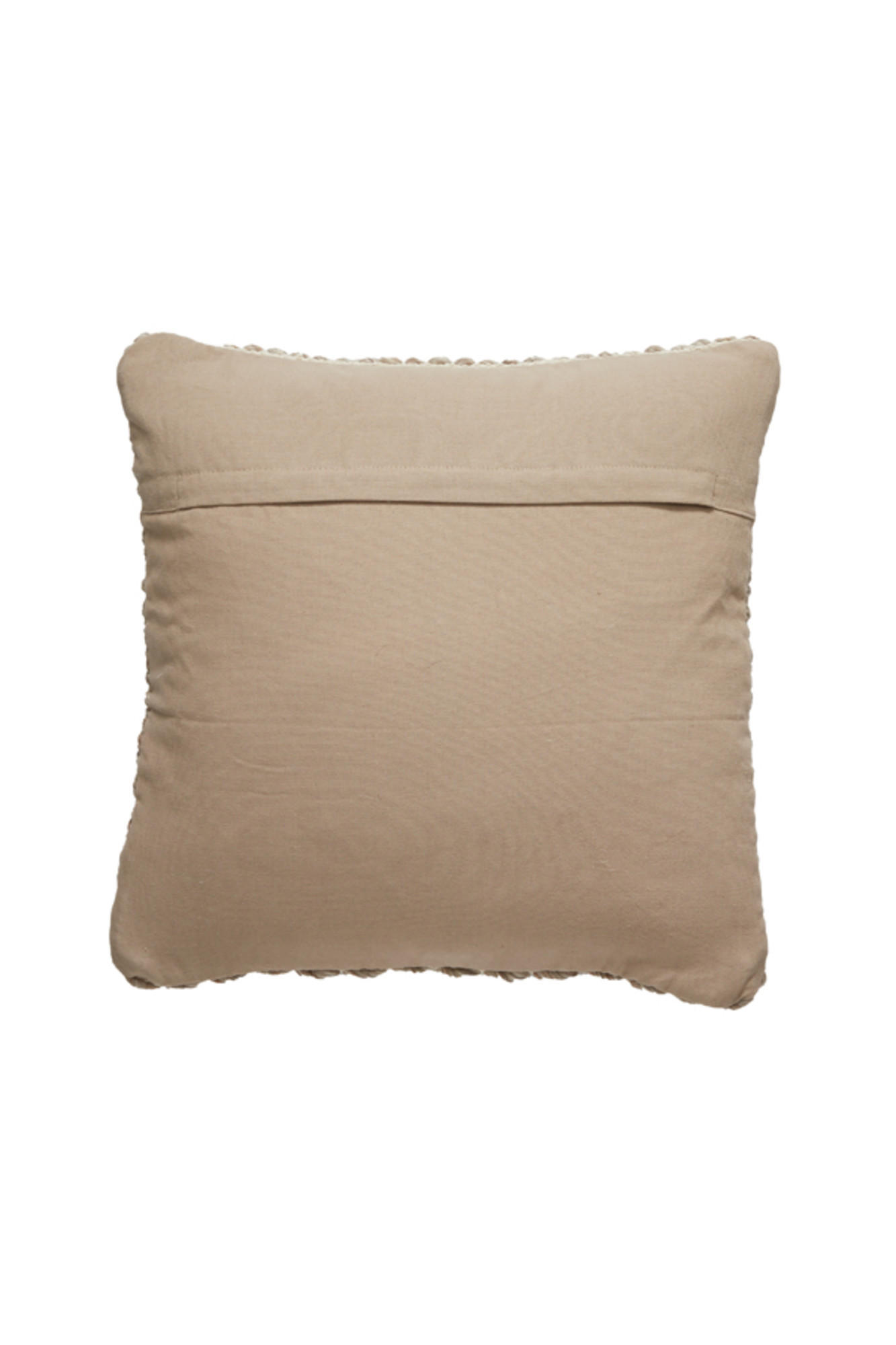 DEKOKISSEN Treneta Braun 45/45/10 cm - Braun, Textil (45/45cm) - Light & Living